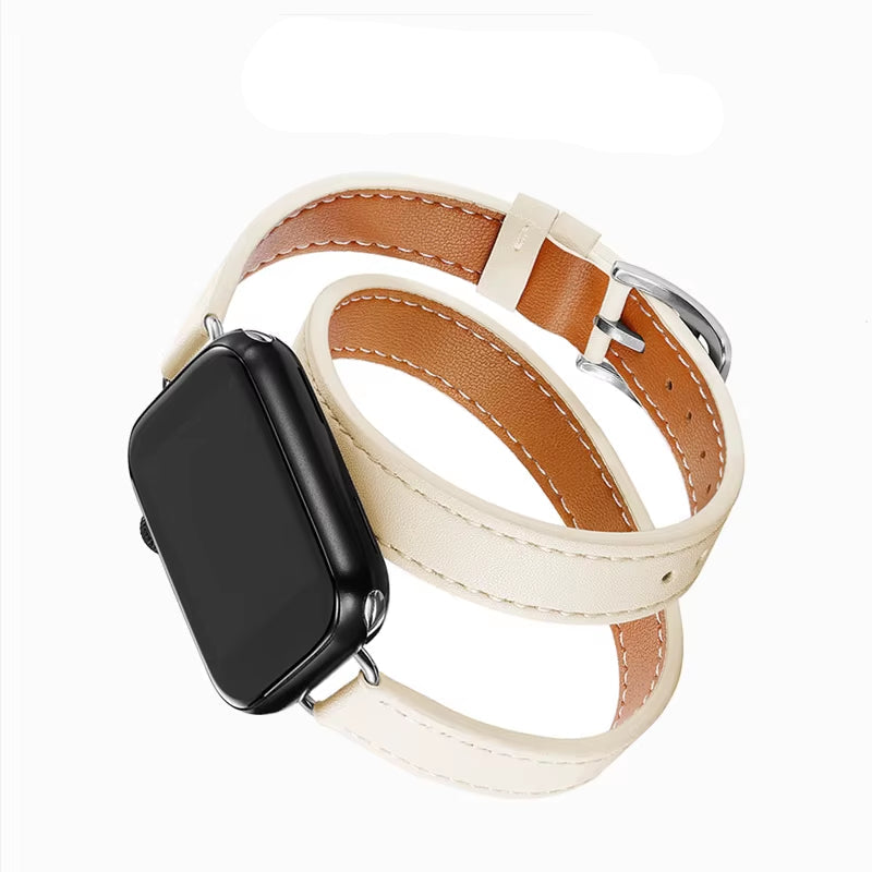 Bracelet En Cuir Pour Bracelet De Montre Apple 42/46Mm 49Mm 41Mm 45Mm 40Mm 44Mm, Correa Pour Iwatch Série 11 10 9 8 7 6 SE Ultra 3/2