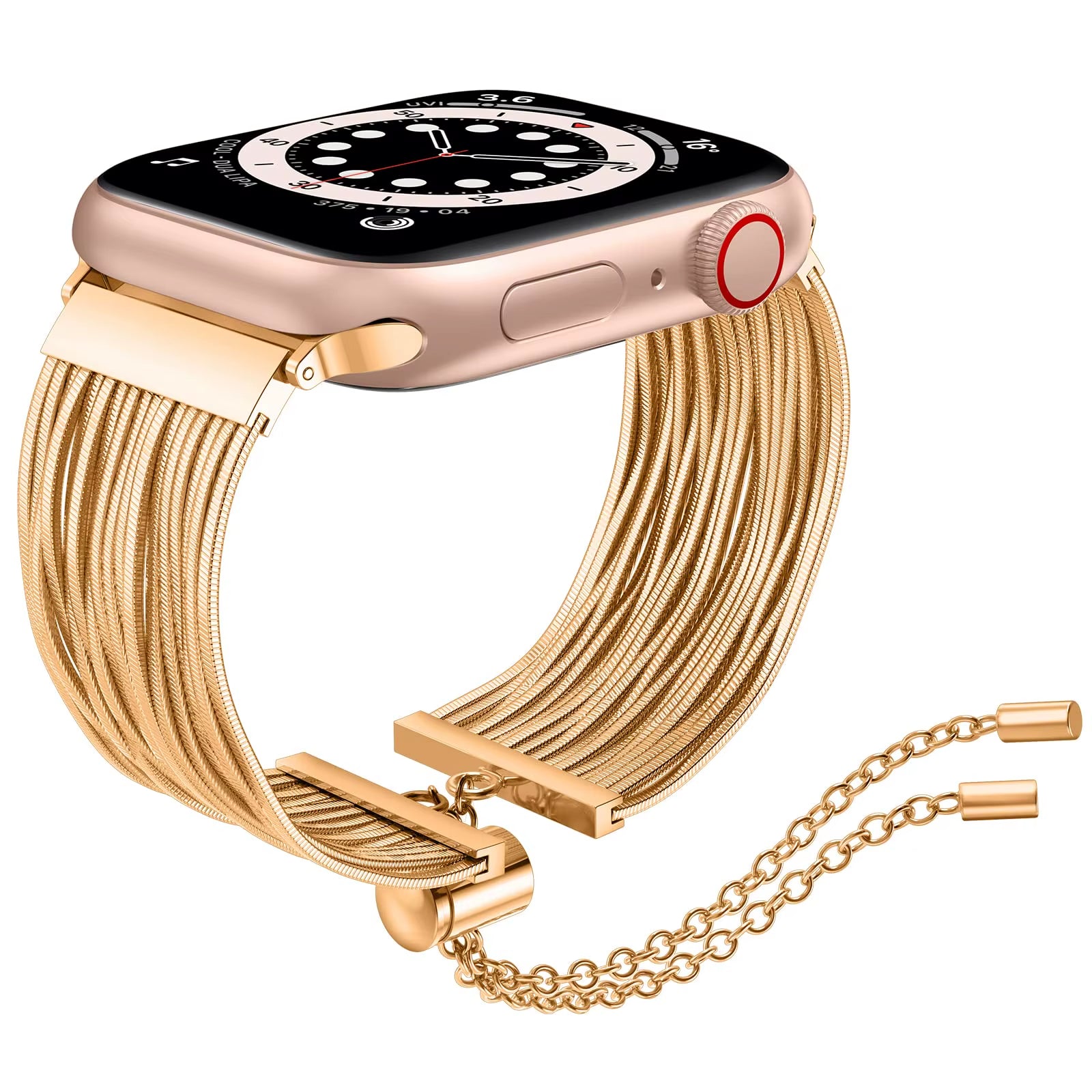 Bracelet En Acier Pour Apple Watch Band Pour Femme, Jobracelet, Iwatch Ultra SE Series, 8, 7, 6, 5, 4, 3, 2, 1, 49Mm, 45Mm, 41Mm, 44Mm, 40Mm, 42Mm, 38Mm