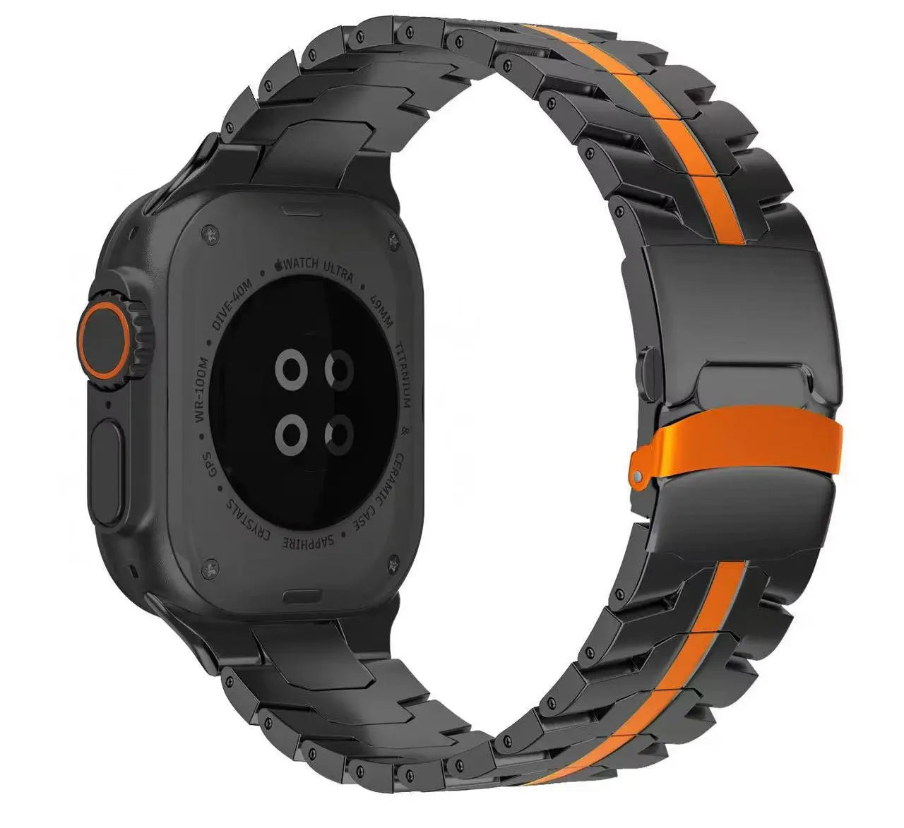 Stainless Steel Strap for  Watch Series 11 10 9 8 SE 3 46Mm 45Mm 42Mm 44Mm Metal Bracelet Band for Iwatch Ultra 3/2/1 49Mm